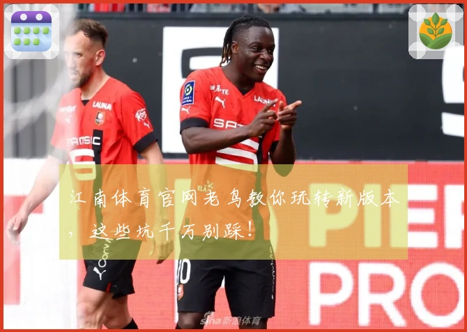 江南体育官网老鸟教你玩转新版本，这些坑千万别踩！